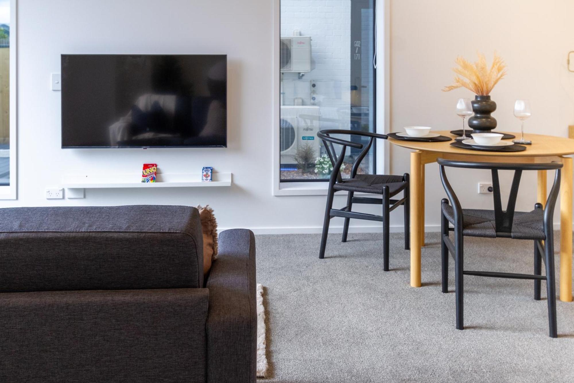 Single Level Studio, Cbd Escape: King Bed Christchurch Eksteriør bilde