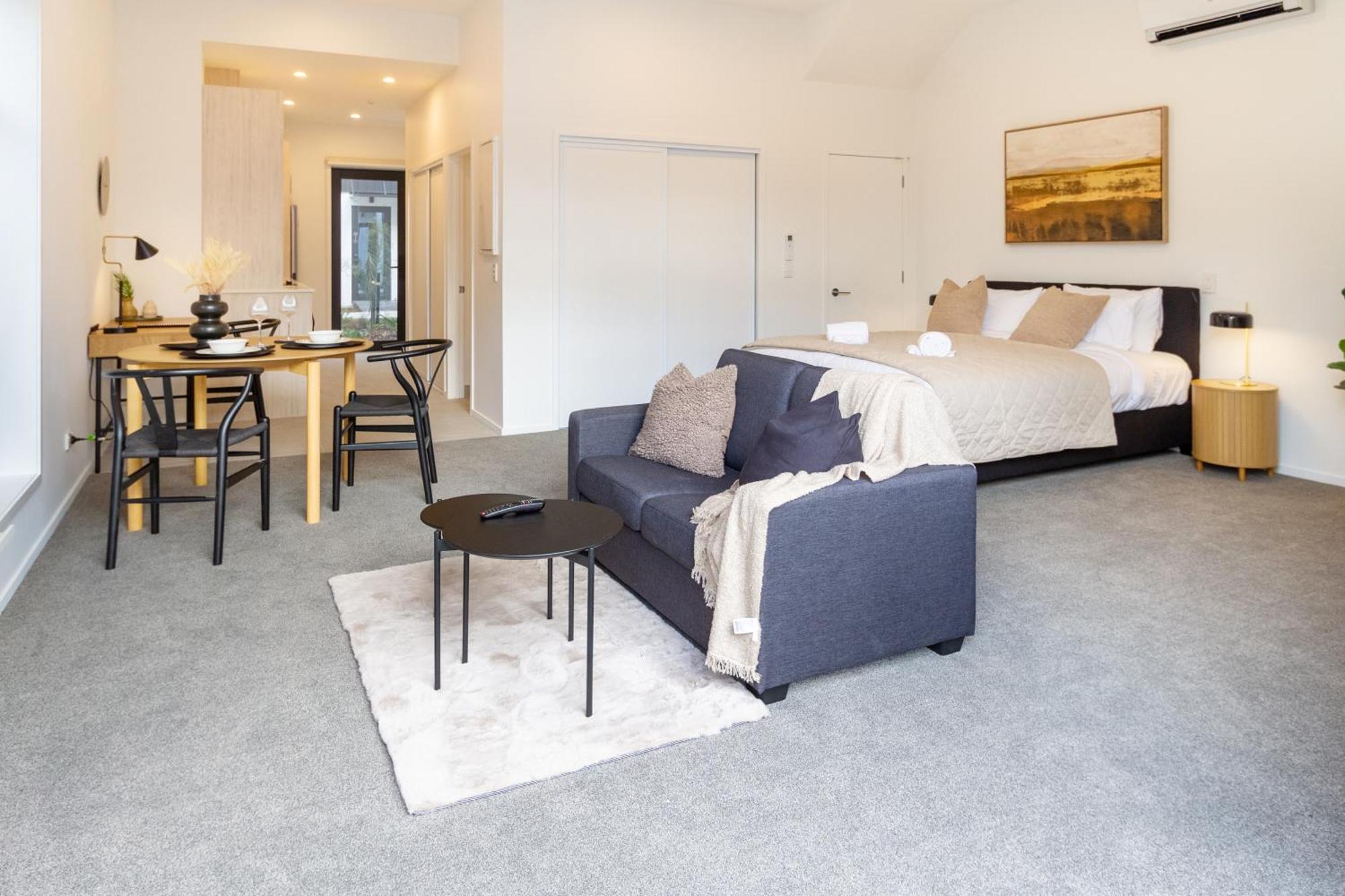 Single Level Studio, Cbd Escape: King Bed Christchurch Eksteriør bilde